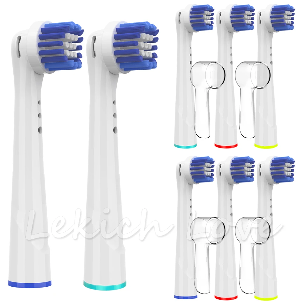 Насадки для зубной щетки Oral B Braun 8 шт. насадки электрической с 4 крышками