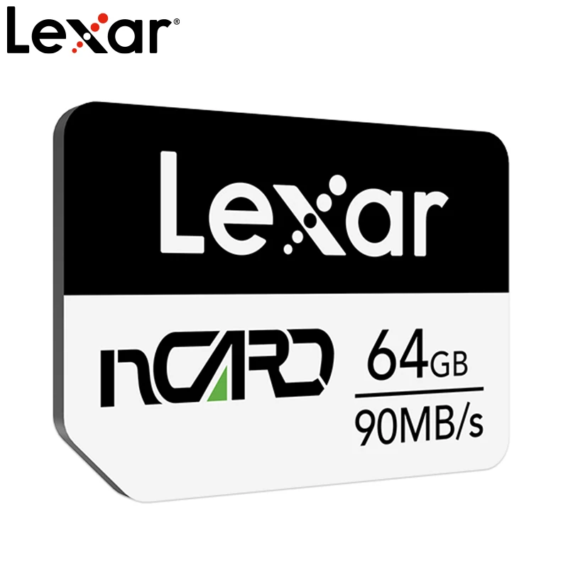 Карта памяти Lexar 90 Φ NM Nano 64 Гб/128 ГБ/256 ГБ подходит для Huawei P30 Pro Mate20 X с USB3.1 Gen 1 |