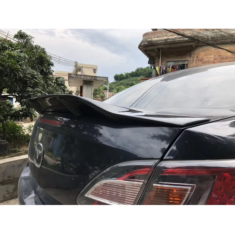 Для Mazda 6 2003-2011 украшение автомобиля спойлер Высокое качество углеродного волокна хвост R Стиль