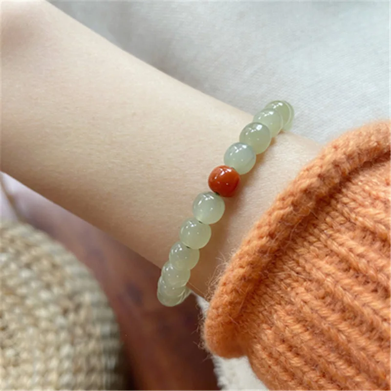 Новинка 2020The натуральные нефритовые овальные бусины из нефрита женский браслет красные бусины маленькие Красивые Подвески ювелирные изделия камень на удачу Новинка 2020The натуральные нефритовые овальные бусины из нефрита женский браслет красные бусины маленькие Красивые Подвески ювелирные изделия камень на удачу