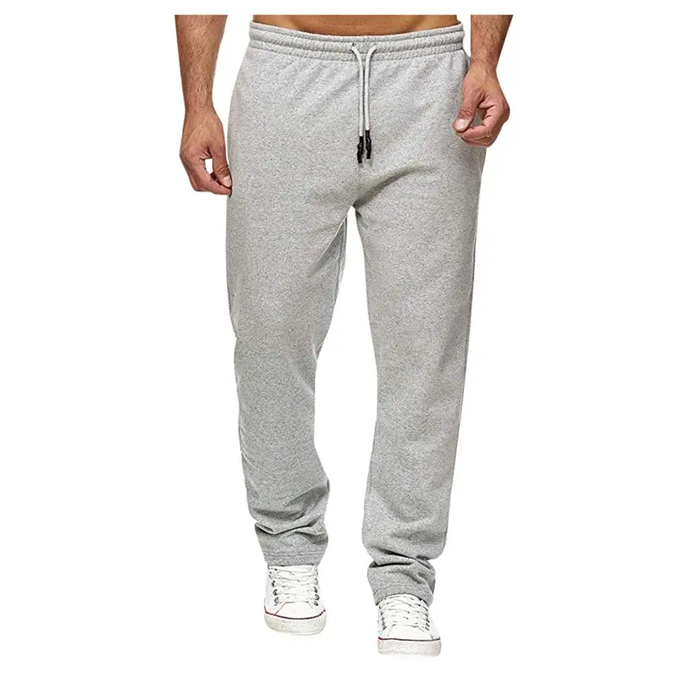 Winter Cotton Sweatpants Long Pants Solid Men Straight Pants Basketball Run Football Jogging Men Fitness Sport Trousers s26