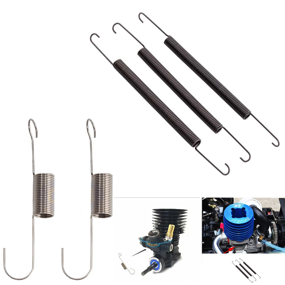 Metal Return Spring Exhaust Pipe Spring for 1/8 RC Nitro Car Engine HSP