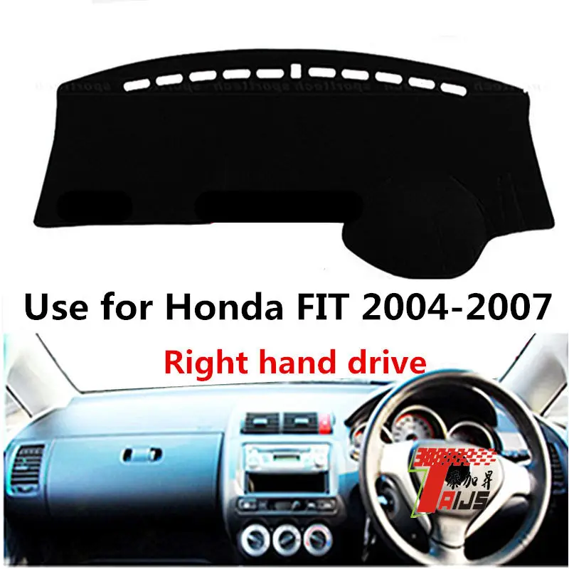 Taijs правый руль автомобиля приборной панели Крышка для HONDA Fit 2004-2007 анти солнце блеск УФ хороший материал коврик разные модели автомобиля