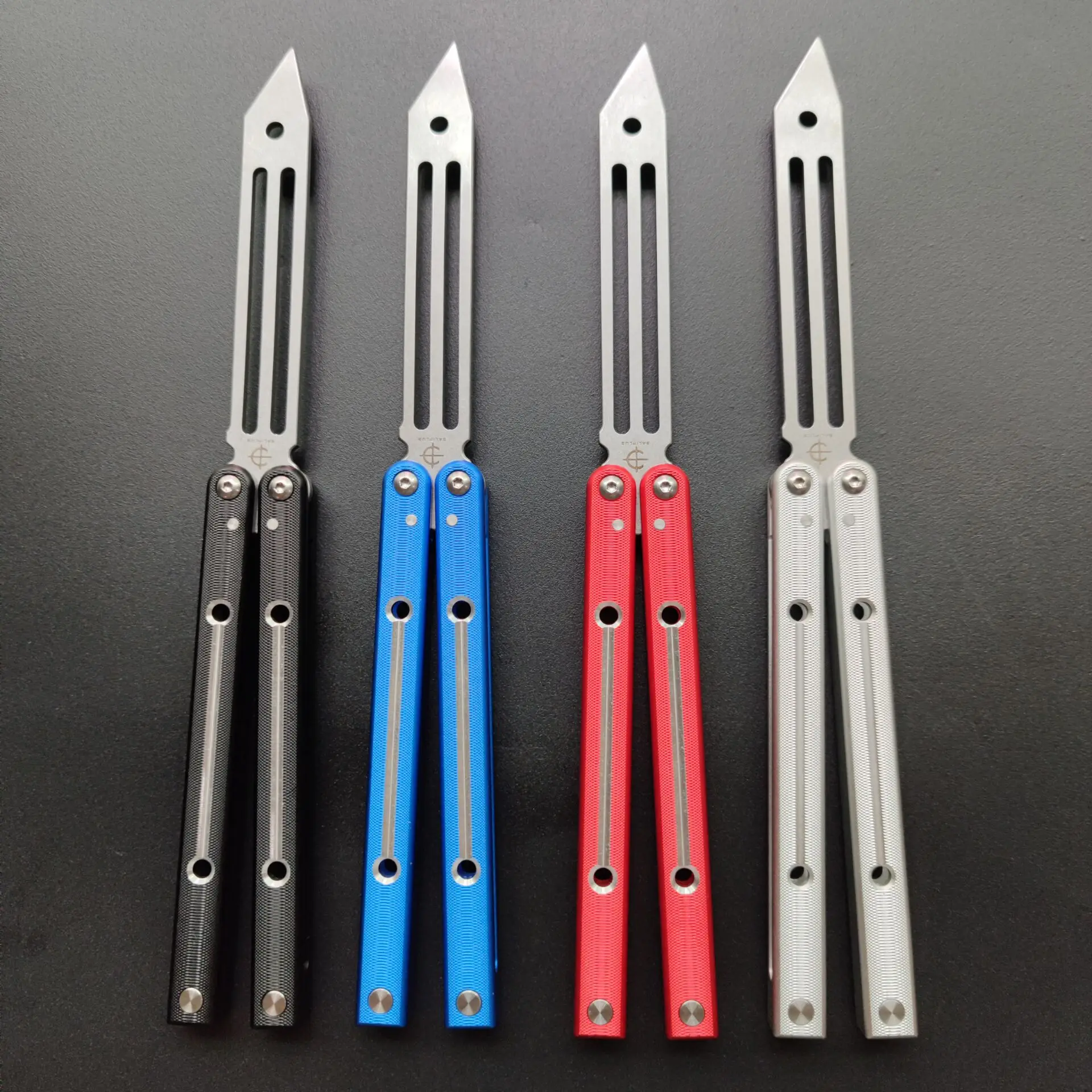 squid industries Squiddy-B バタフライナイフ Titanium Mod Squiddy-B