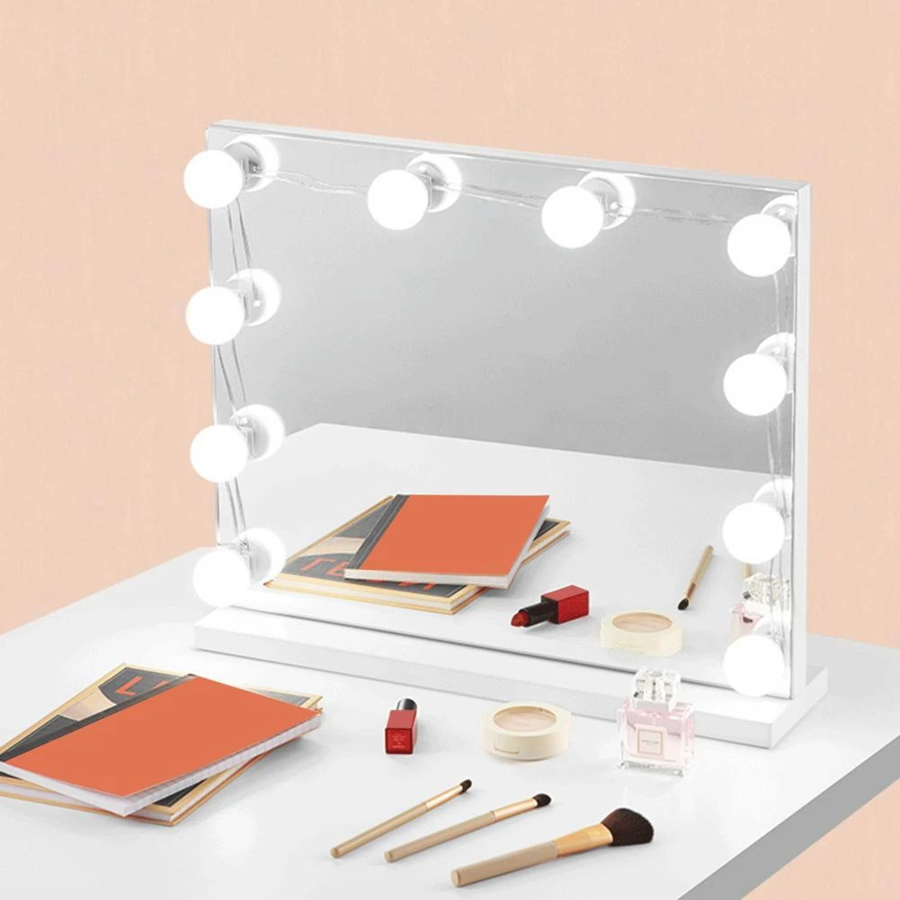 diy makeup vanity with lights