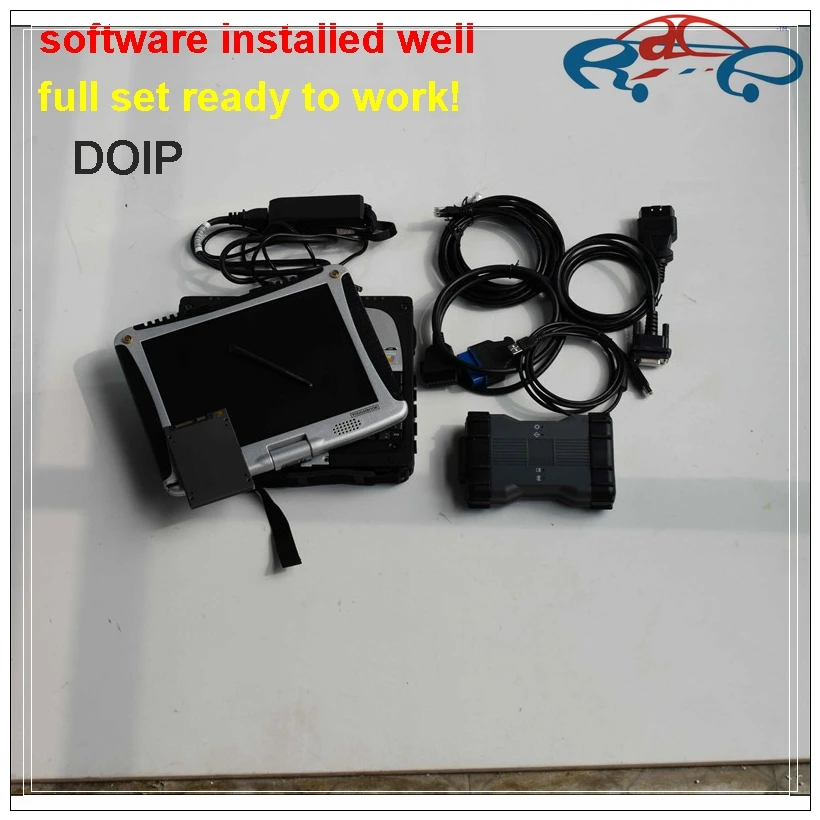 MB Star C6 DOIP,09 v программное обеспечение ssd x-запись для MB SD C6 VCI диагностический инструмент с CF-19 Toughbook CF19 4G готов к работе
