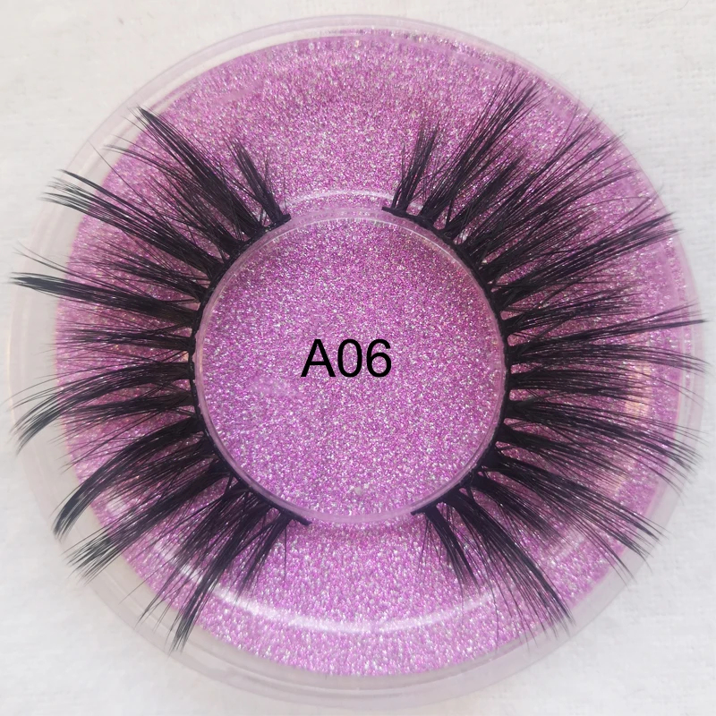 Custom Logo Faux Mink Eyelashes Natural Handmade 3D Mink Lashes Wholesale Eyelashes Extension Fake Eyelashes