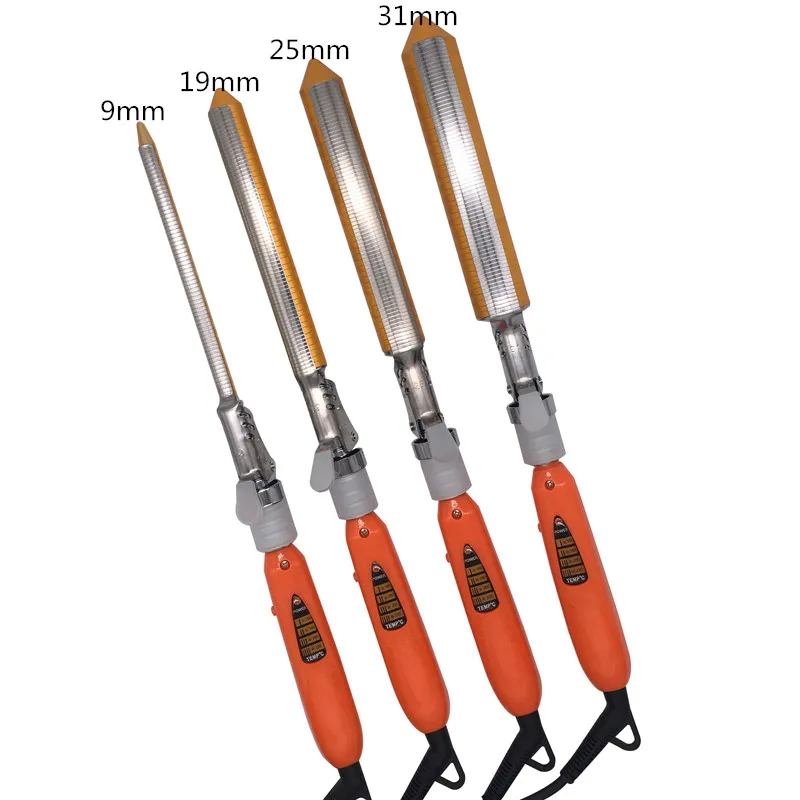 9mm Professional  deep whole curl hair curler curl wave machine screw drum of hair curler curling iron 5