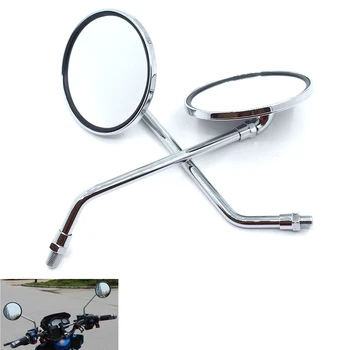 

Universal Motorcycle 10mm Round Mirror Motorcycle Rearview Mirror for BMW F800GS F800R F800GT F800ST F800S F700GS F650GS