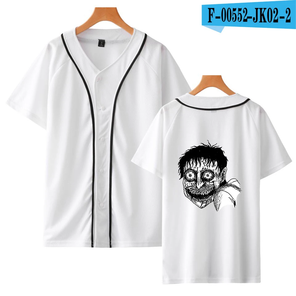 Junji ito 2D модные принтованные бейсбольные футболки женские/мужские летние футболки с коротким рукавом Новое поступление, горячая Распродажа одежды - Цвет: A14213