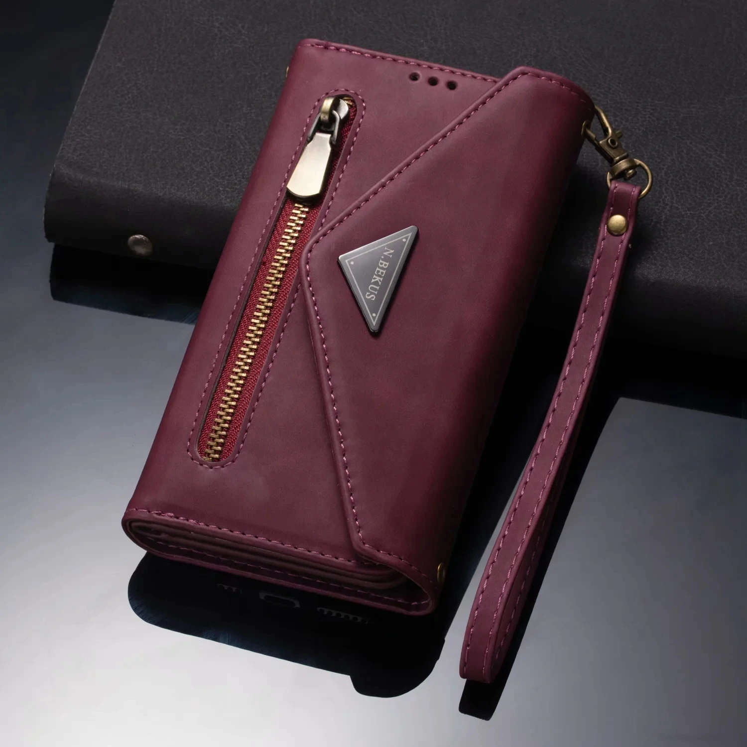 Cross Body Strap Flip pénztárca tok Samsung Galaxy S21 S30 S20 Ultra S10 S9 S8 Plus S7 Edge Note 8 9 10 20 Ultra Prote készülékhez_voghion.com