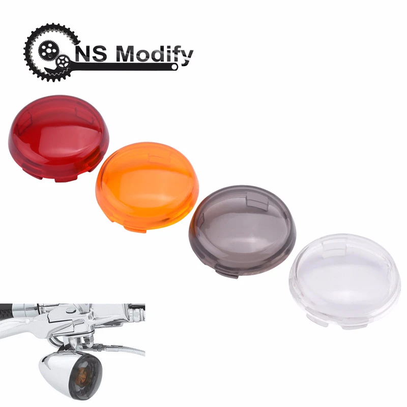 

Motorcycle Turn Signal Light Cover Indicator Lens Cover For Harley Dyna Softail Sportster 883 XL Fatboy Electra Glide Road King