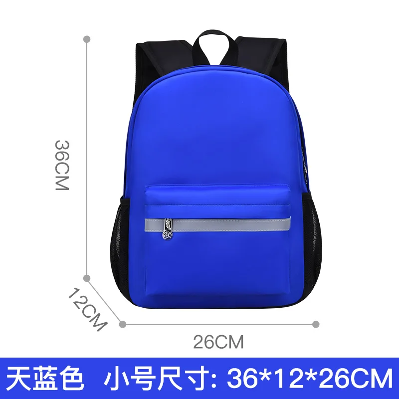 Blue Small Детский рюкзак школьный рюкзак для школы сумки для подростков мальчиков и девочек большой емкости Водонепроницаемый ранец детская книга сумка Mochila - Цвет: Blue Small