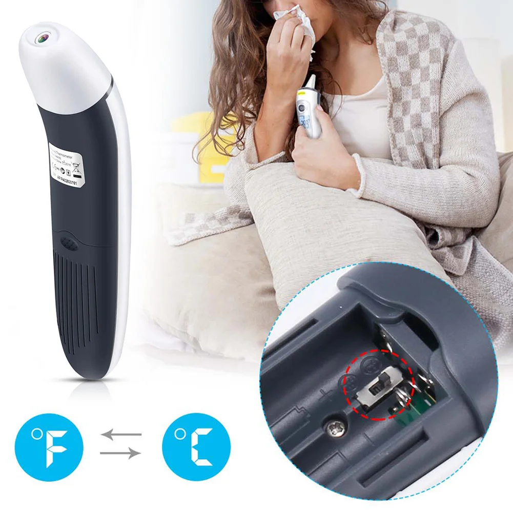 

Baby Adult Digital LCD Thermometer Temperature Thermo Temperature Meter Forehead For Kids Infrared Ear Adults US