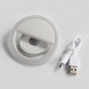

GUB Mobile phone Selfie Ring Flash lens beauty Fill Light Lamp Portable Clip for Photo Camera For Cell Phone Smartphone