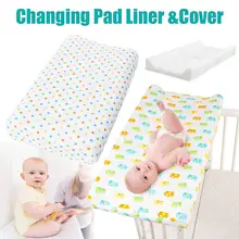 Пеленки Пеленальный Коврик для новорожденных мягкий дышащий хлопок простыня для стандартного пеленального стола подушки люлька лист