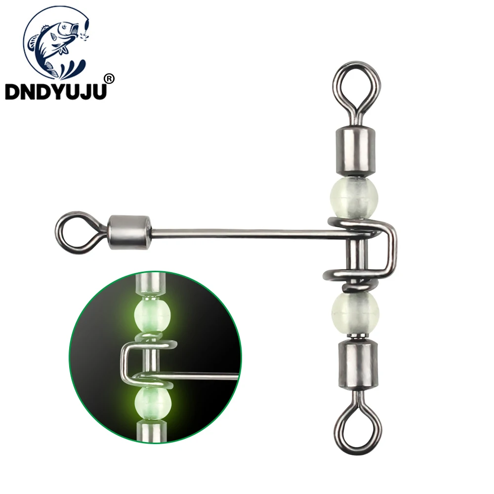 DNDYUJU 50/30 шт. трехходовой подшипник прокатный Соединительный Вертлюг для рыбалки