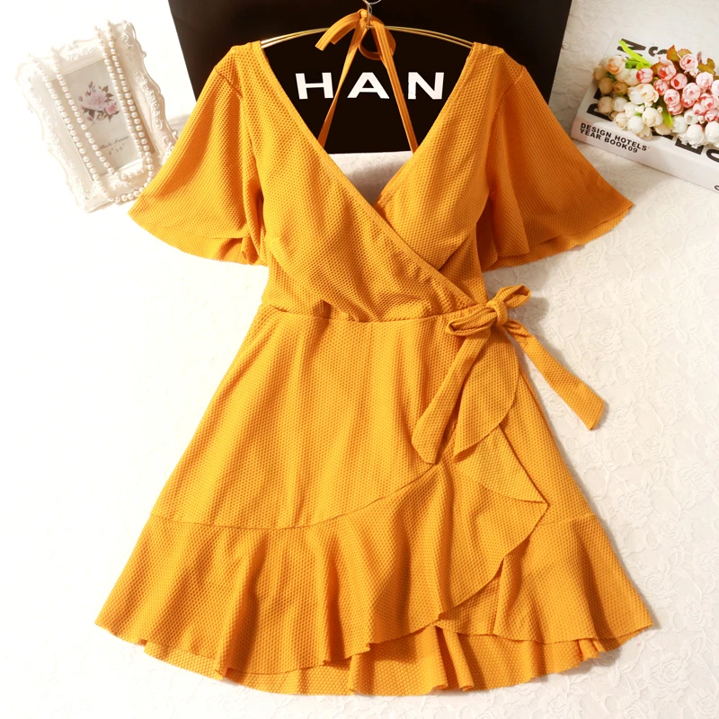 

Swimwear Fairy Fan 2019 New Slim Skirt Style Conservative Korean Sexy High Waist Hot Spring Swimwear