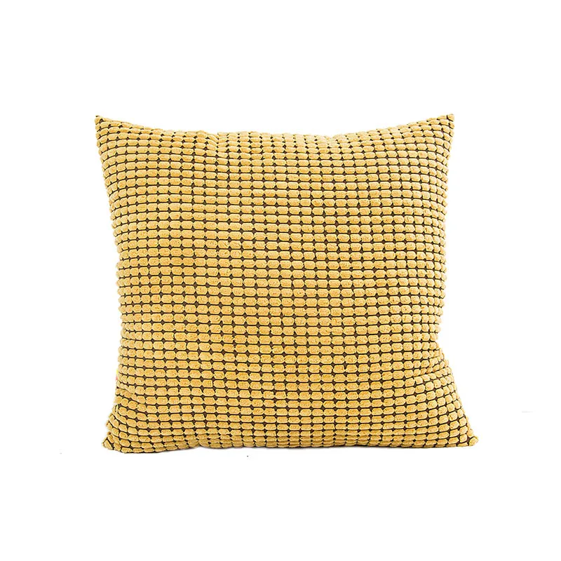 

Comfortable home use cushion cover 45x45cm no inner square yellow green blue red soft sofa seat pillow covers X112