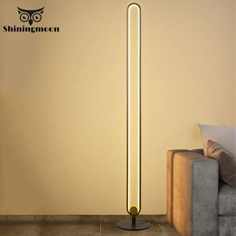 

Modern Gold Led Floor Lamp Reading Standing Free Standing Lamps for Living Room Bedroom Stands Floor Lamps Office Lamp Floor