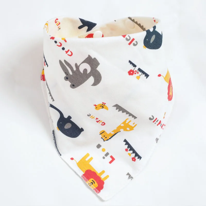 Baby Bibs 100% Cotton Newborn Baby Bandana Bibs Boys Girls Triangle Infant Saliva Towel Feeding Tools Cartoon Soft Bandana Bibs best Baby Accessories Baby Accessories