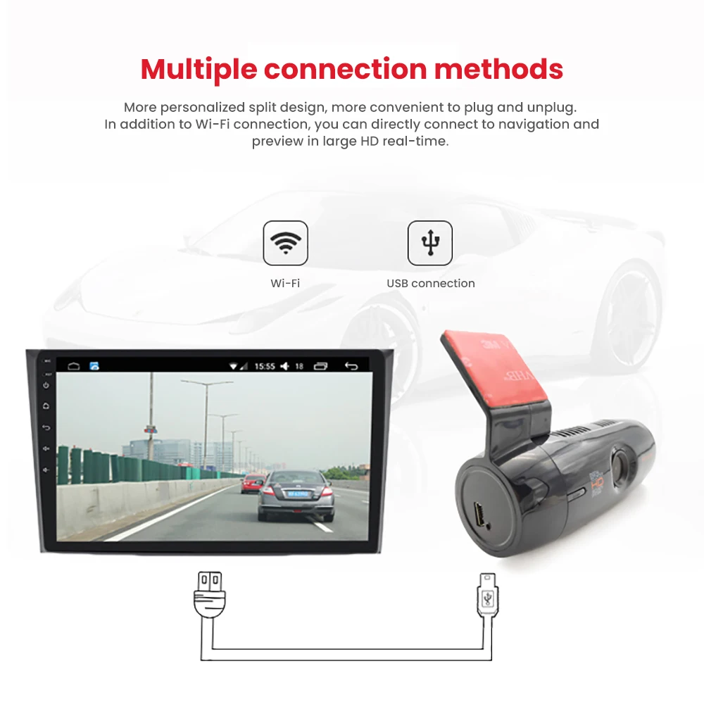 AOSHIKE Автомобильный видеорегистратор Dashcam Full HD 1080P 170 градусов, видеорегистратор, беспроводное приложение для вождения автомобиля, грузовика, Автомобильный регистратор, ночное видение