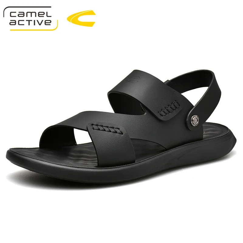 Camel Active/Новые мужские сандалии Летняя обувь из натуральной кожи Новая Пляжная мужская повседневная обувь мужские уличные сандалии размера плюс 38-44