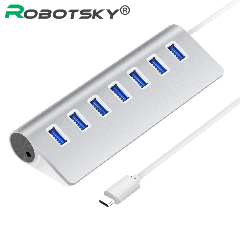 Высокоскоростной разветвитель USB 3 0 концентратор с 7 портами для компьютера