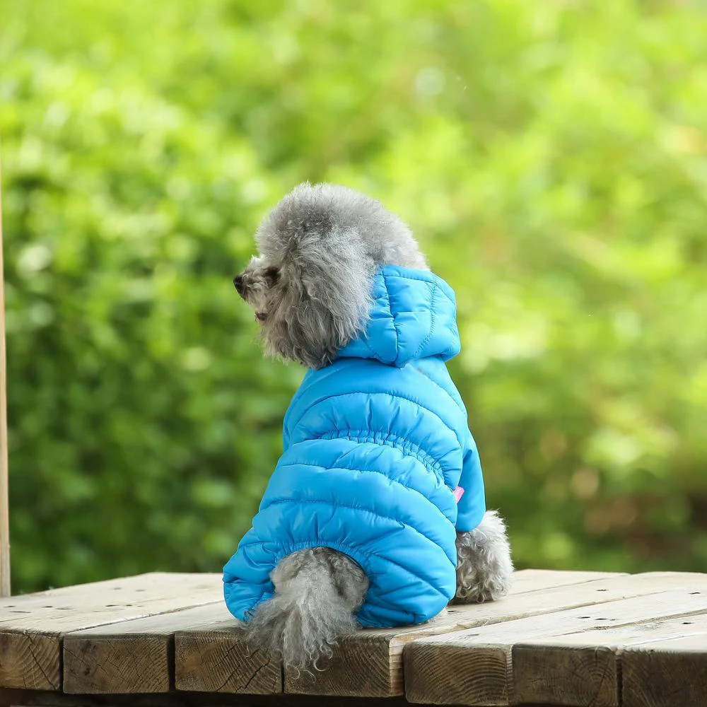Dog Clothes Winter Dog Hoodies Jacket For Small Padded Warm Cotton Outfit Coat For French Bulldog Chihuahua Pet Clothes