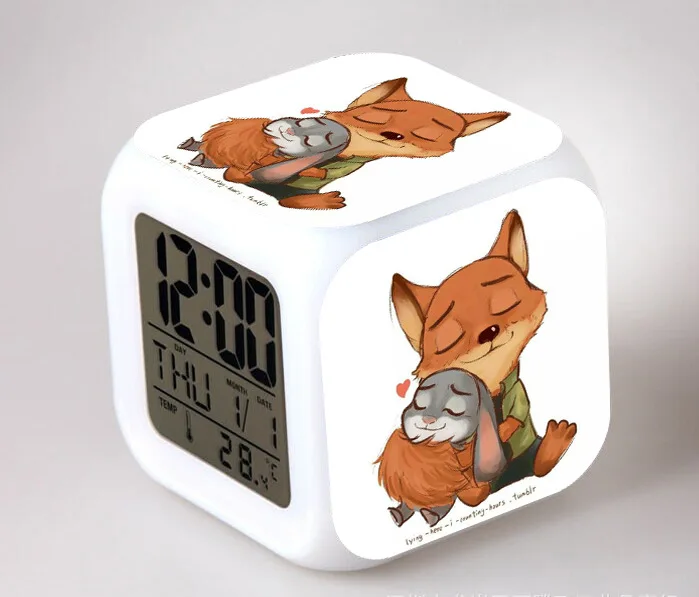 Безумный город животных кукла игрушка Zootopia многофункциональный цвет красочные меняющиеся игрушки Детская игрушка сигнализация
