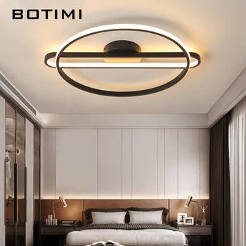 

BOTIMI 2 Rings 220V LED Ceiling Lights For Living Room Modern Bedroom Home Ceiling Lamp Surface Mounted Rooms Home Lustres