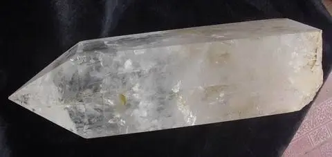 ddh001169 HUGE GIANT NATURAL RAINBOW CLEAR QUARTZ CRYSTAL POINT HEALING