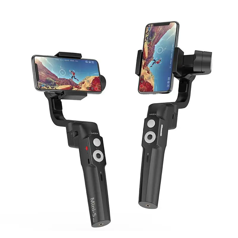 HiMISS MINI-S 3-Axis Foldable Pocket-Sized Handheld Gimbal Stabilizer MINI S for iPhone X Smartphon