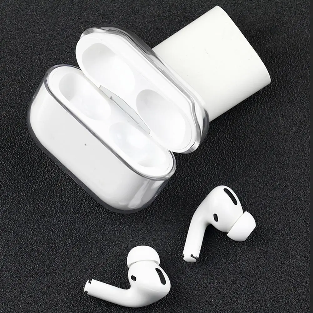 Прозрачный жесткий чехол из поликарбоната для Airpods Pro, чехол, Беспроводная связь Bluetooth для Apple Airpods Pro, чехол, чехол для наушников, чехол для Air Pods Pro 3