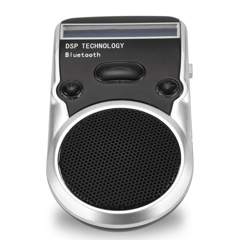 Солнечная энергия Lcd автомобильный Bluetooth комплект громкой связи Hands Free адаптер Aux приемник Громкая связь для мобильного телефона сигарета Li