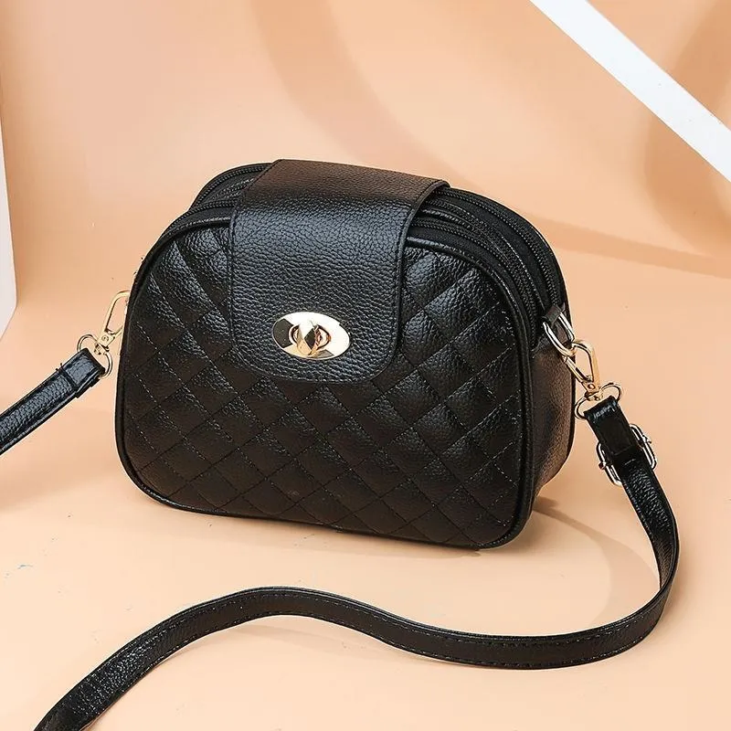  Summer Small Shoulder Girl Messenger Bag Female Three Layers Circle Luxury Handbags Crossbody Bags  - 4000160098009