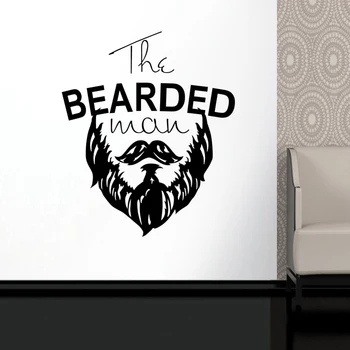 

Barbershop Sticker Bread Decal Customized Vinyl Wall Art Decor Windows Decoration Haircut Shavers Glass Barber Shop Decals