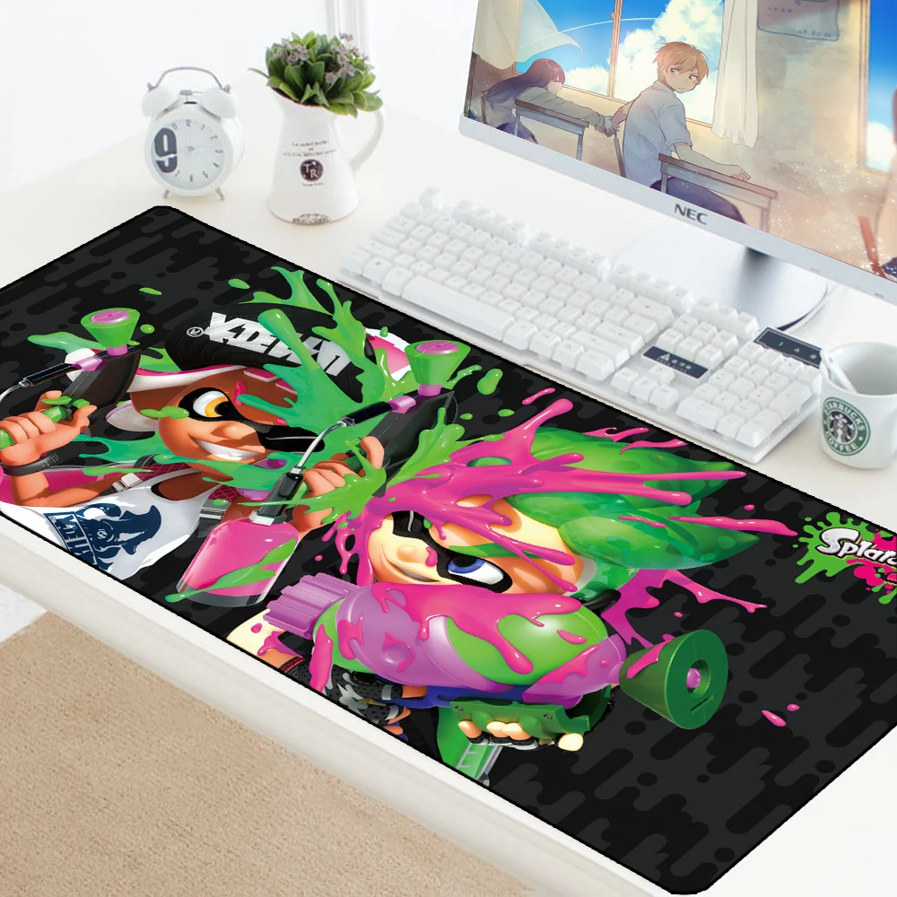 splatoon computer wired wireless vibrant gaming mouse pad