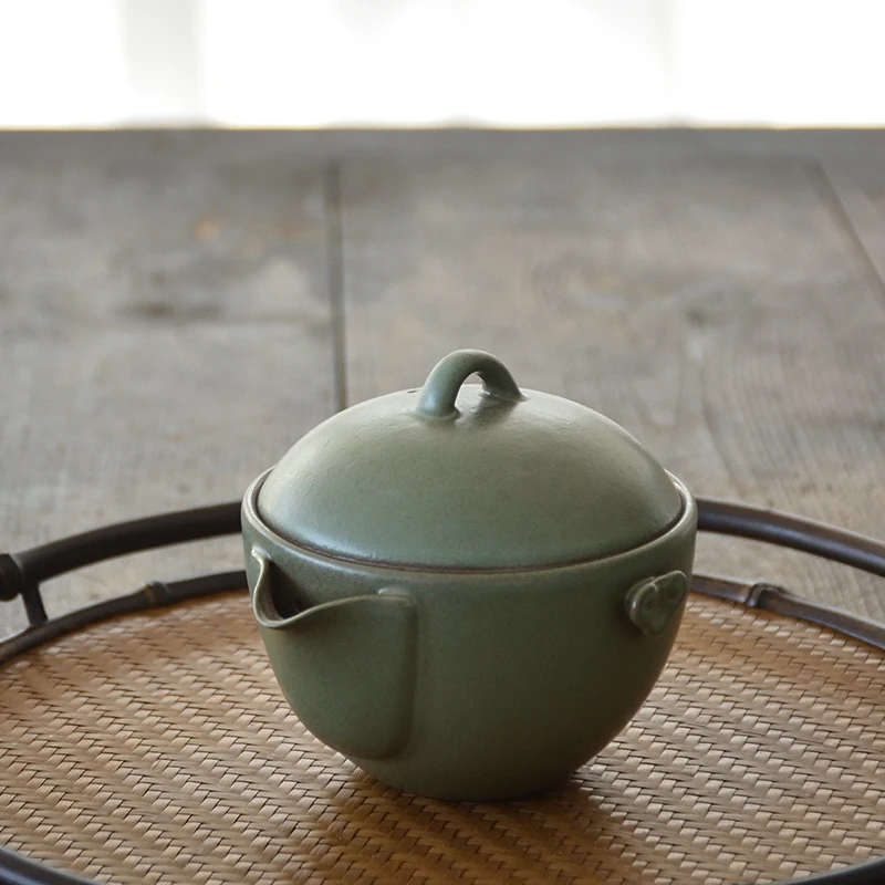 LUWU керамические чайники gaiwan с 2 чашками чайные наборы портативный дорожный чайный набор Посуда для напитков