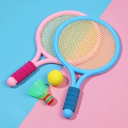 Sponge Handle Indoor/Outdoor Racquet Sports For Children Badminton Balls Tennis Racket Set Tennis Badminton
