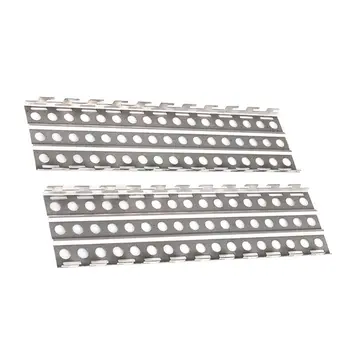 

2Pcs Anti-Skid Board Metal Sand Ladder Recovery Board for 1/10 RC Model Car Simulation Climbing Cars Axial SCX10 90046 RC4WD D90