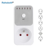 US EU UK 10Hr Countdown Timer Switch Socket Plug Intelligent Time Setting Control Socket Electricity Power Metering Socket 2