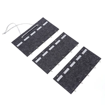 

2Pcs Felt Glasses Jewelry Organizer Sunglasses Organizer Storage Hanging Bag Sunglasses Eyeglasses Display Show Holder Eyewear H