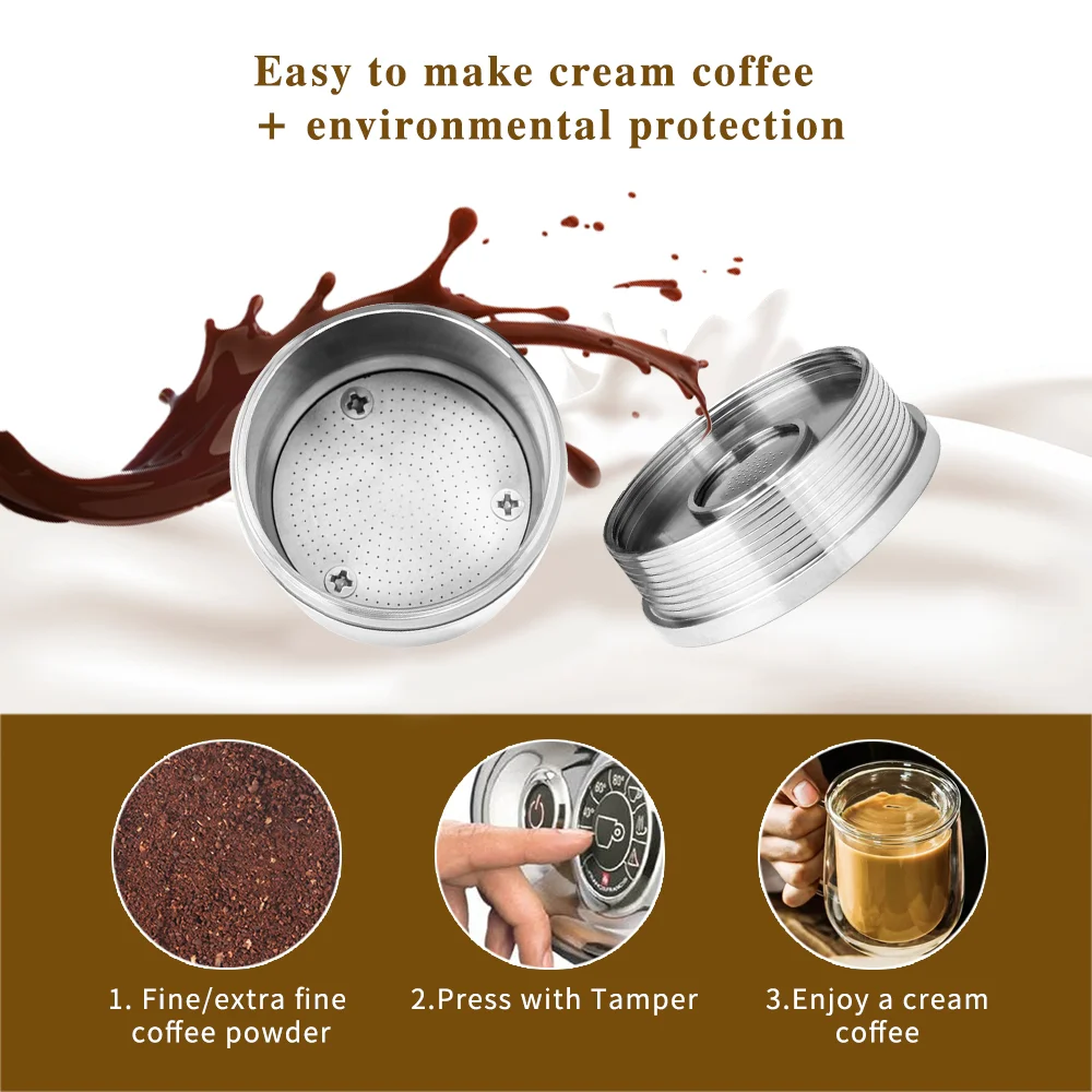Capsula di caffè riutilizzabile Icafilas per filtri da caffè in