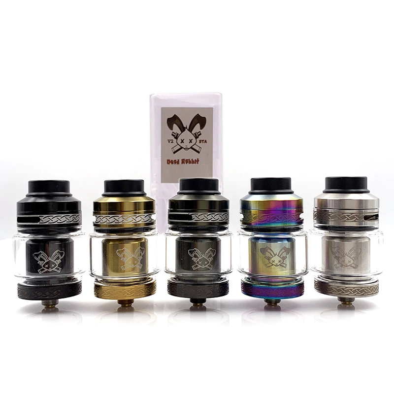 Vmiss Dead Rabbit V2 RTA Tank 2ml/5ml Base Dual Coil Vape Atomizer Deck for 510 Thread Electronic Cigarette Mod