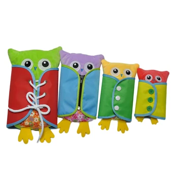 

Novel Owl Plush Dress-up Toy Intellectual Development Early Educational Kindergarten Teaching Aid Set 4 PCS Per Set