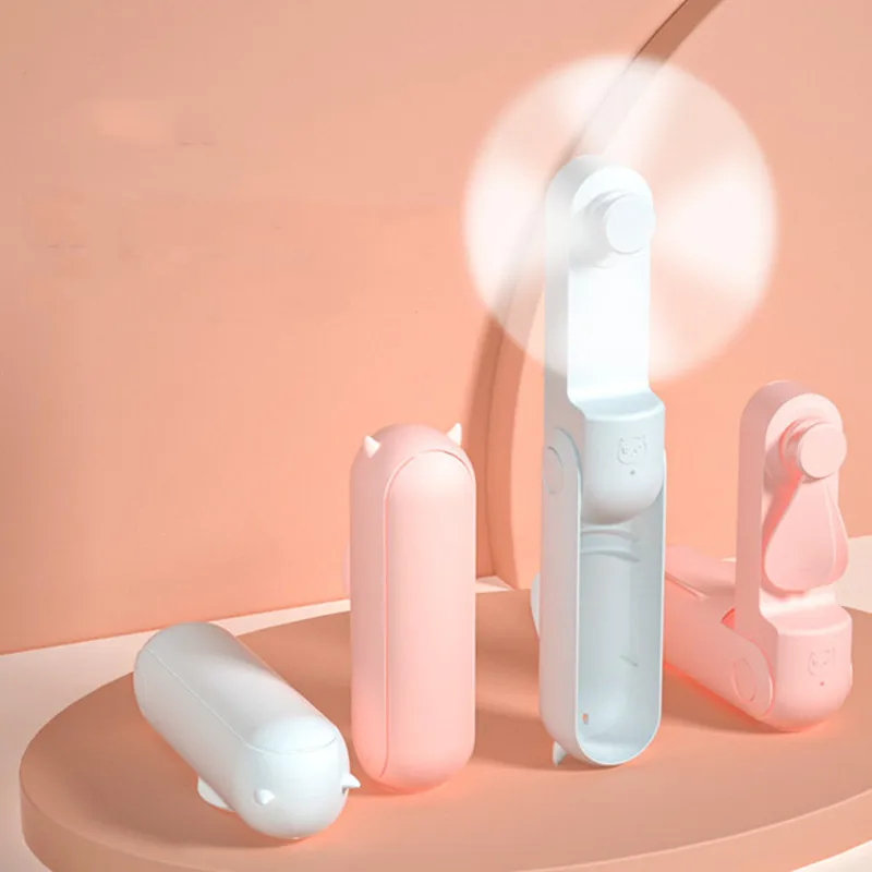 

Ручной складной вентилятор мини-вентилятор портативный Ventilador складной USB перезаряжаемый 1600 мАч бесшумные маленькие вентиляторы с аккумулятором для дома