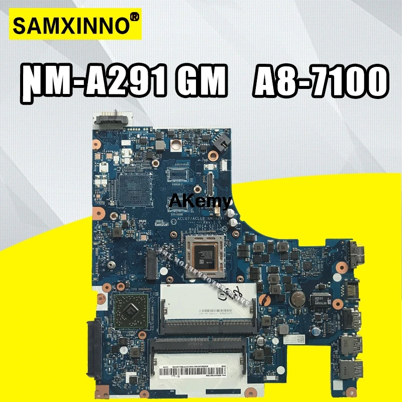 Z50 75 G50 материнская плата Para lenovo 75M ACLU7/ACLU8 NM A291 Rev1.0 com A8 7100 тест de Процессор