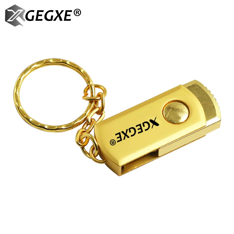 XGEGXE USB Flash Drive 32GB Pendrive 8GB 16GB 64GB 128GB Foldable Metal High Speed Waterproof Pen Drive for Laptop PC Phone