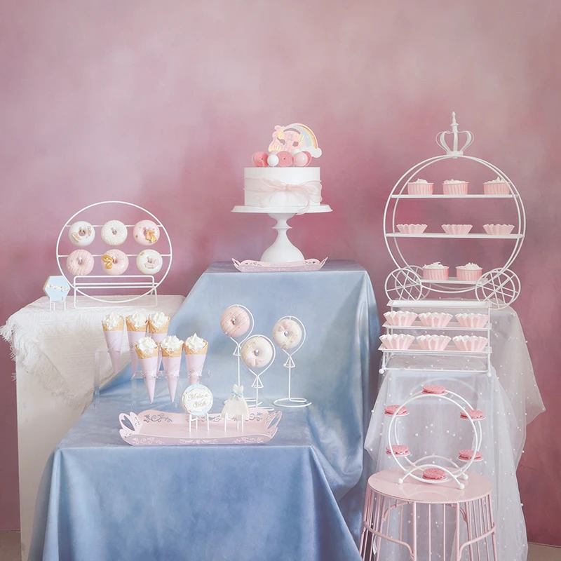 Wedding Cake Stands Sets Donuts Doughnuts Display Holder for Home Party Dessert Table Plates Tray Ice Cream Racks Holder